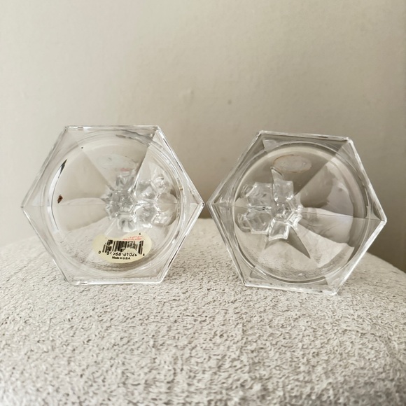 Pair of Elegant Candle Holder | 24% Lead | Made in U.S.A. - Picture 4 of 4